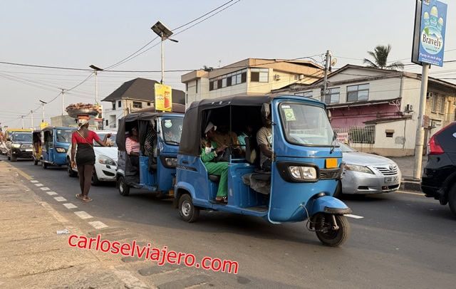 Tuk Tuk viajar a sierra leona